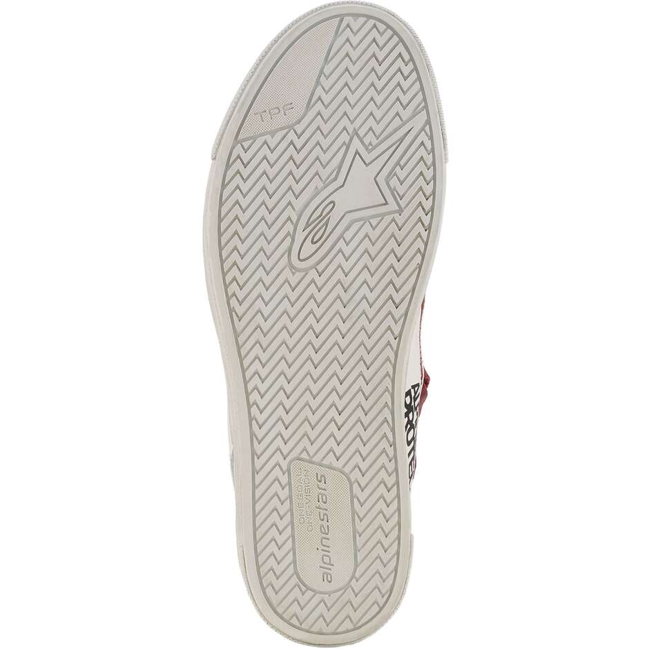 Alpinestars STELLA STATED FLAIR Damen-Motorradschuhe Weiß Rio Rot