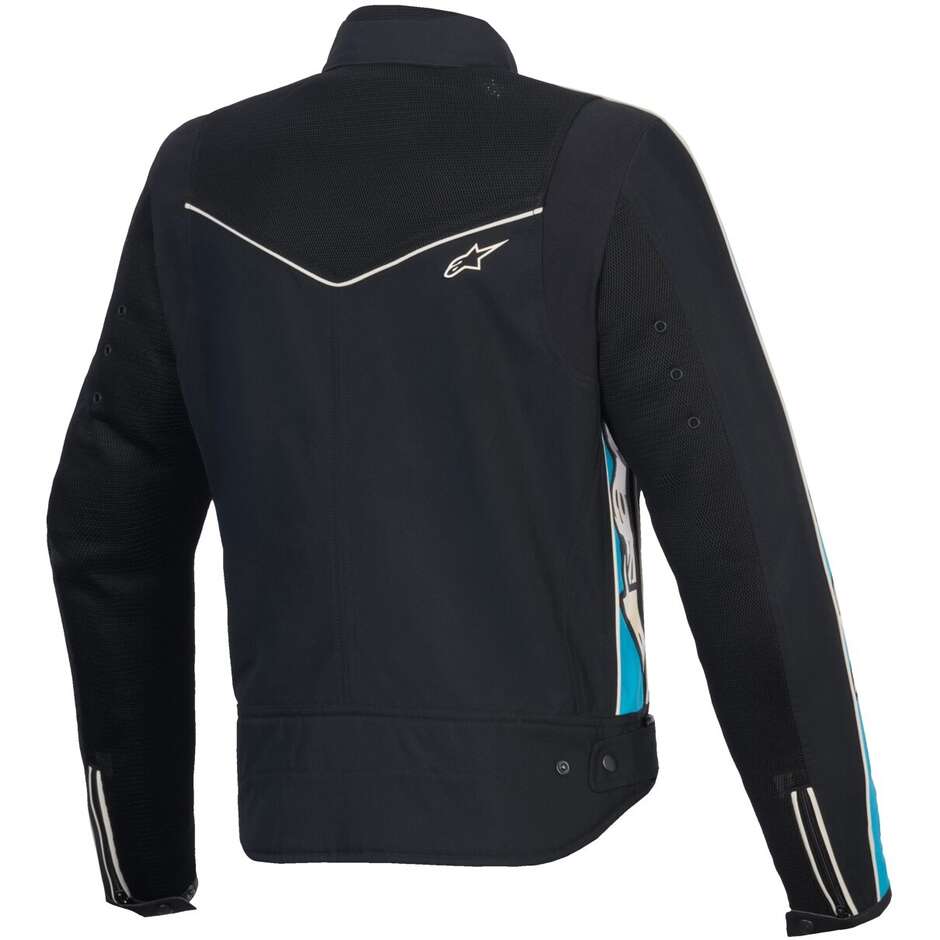 Alpinestars STELLA T-DYNO AIR Damen Sommer Motorradjacke Hellschwarz Blau