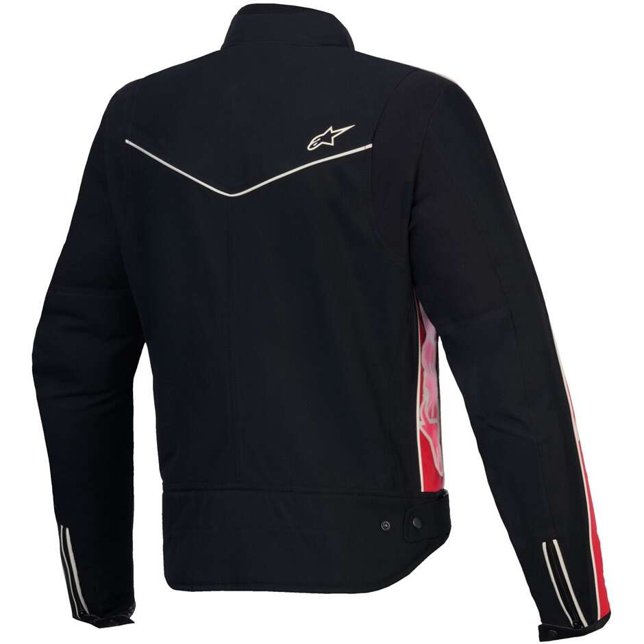 Alpinestars STELLA T-DYNO WR Women's Fabric Motorcycle Jacket Black Bright Red Fuchsia