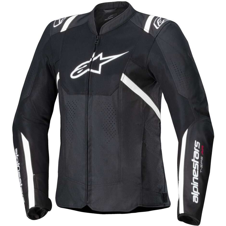 Alpinestars STELLA T-SPS AIR V2 Damen Sommer Motorradjacke Schwarz Weiß