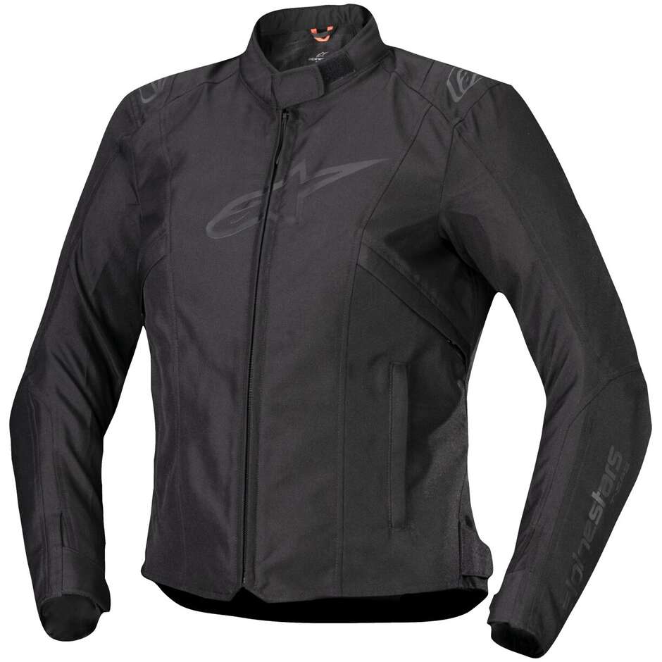 Alpinestars STELLA T-SPS V2 WP Damen-Motorradjacke aus Stoff Schwarz Schwarz