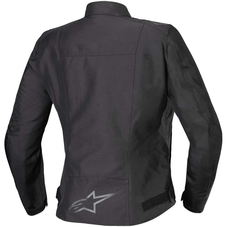 Alpinestars STELLA T-SPS V2 WP Damen-Motorradjacke aus Stoff Schwarz Schwarz