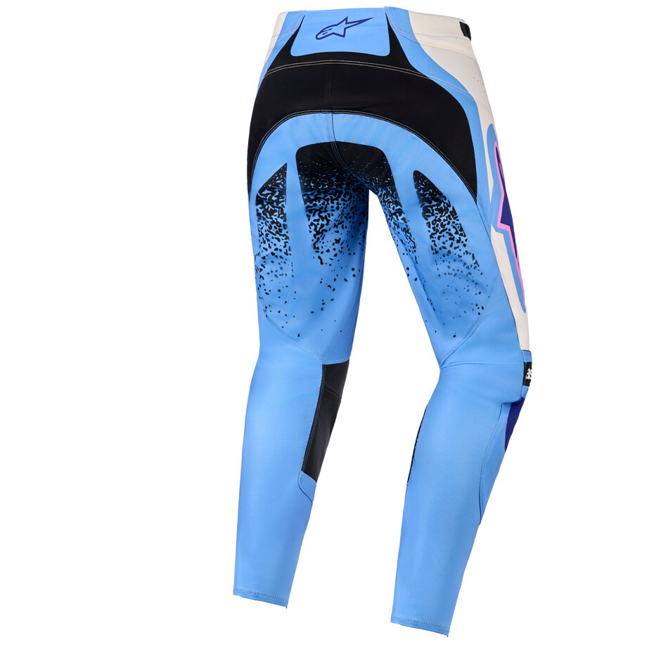 Alpinestars STELLA TECHSTAR NOMUR Women's Cross Enduro Motorcycle Pants, Light Blue, White, Black
