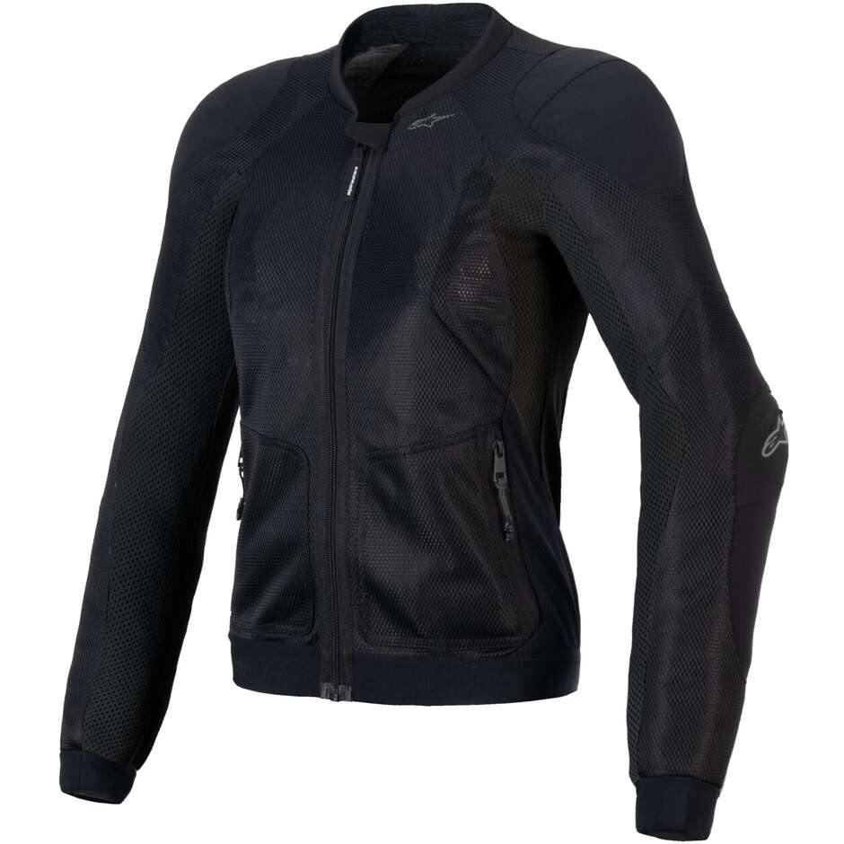 Alpinestars STELLA TROOP-AIR Women's Summer Motorcycle Jacket Black Black