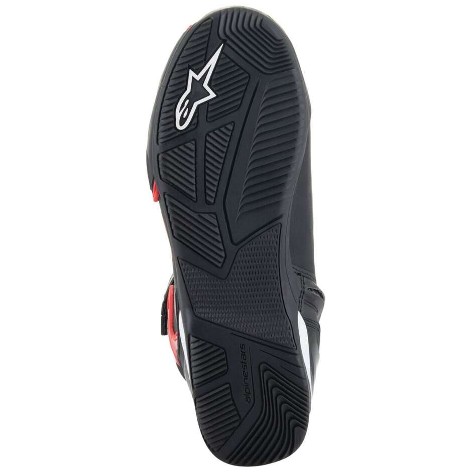 Alpinestars SUPERFASTER Motorcycle Shoes Bright White Red Black