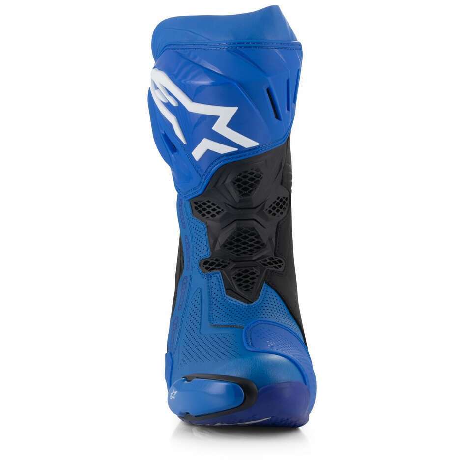 Alpinestars SUPERTECH R VENTED Motorcycle Boots Blue Black