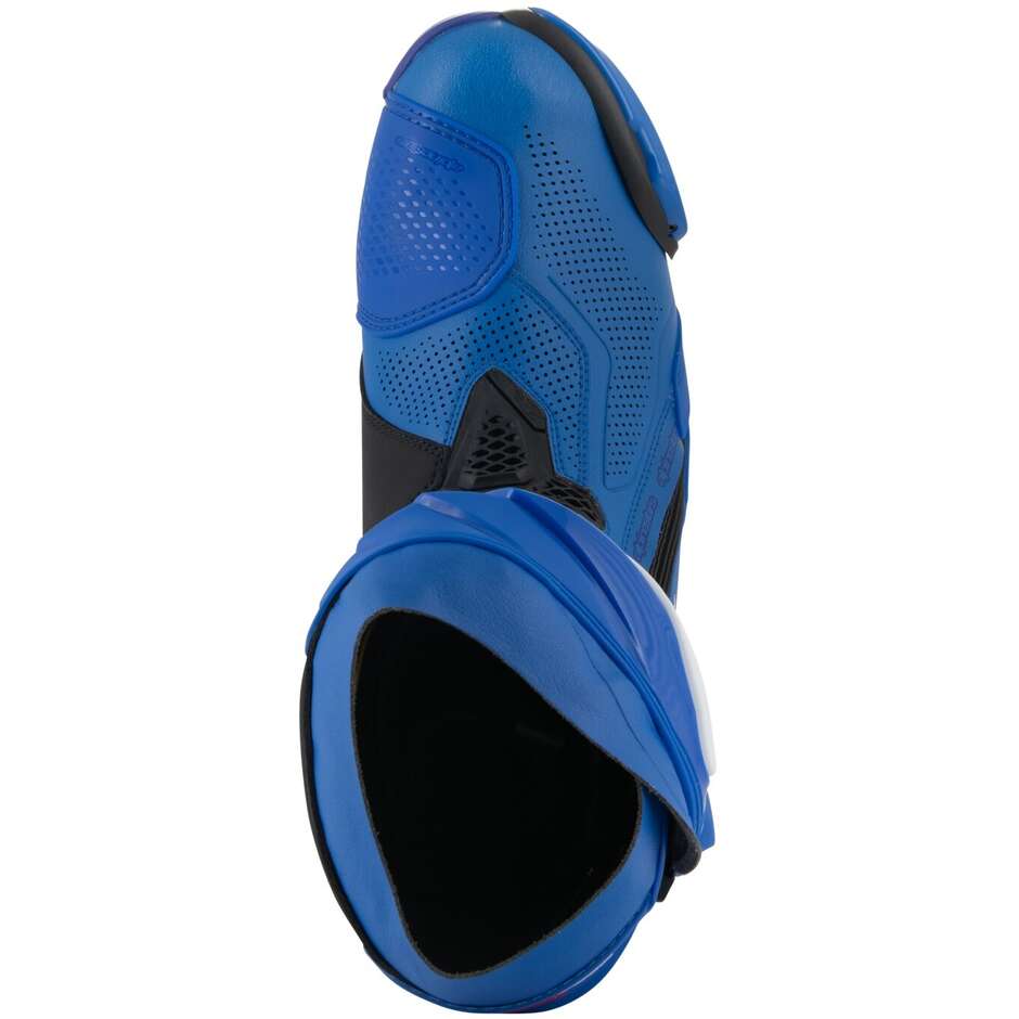 Alpinestars SUPERTECH R VENTED Motorcycle Boots Blue Black