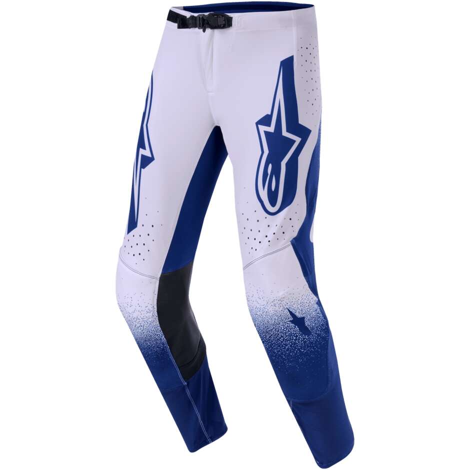 Alpinestars SUPERTECH SCENZ Cross Enduro Motorcycle Pants Light Grey Dark Blue