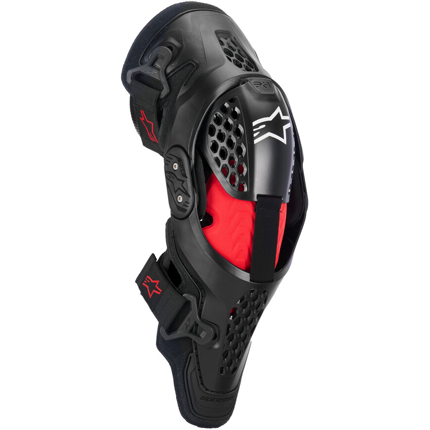 Alpinestars SX-1 PLASMA Cross Enduro Knee Protector Black Red Grey