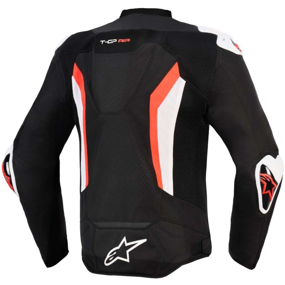 Alpinestars T-GP AIR Motorcycle Jacket Black Fluorescent Red White