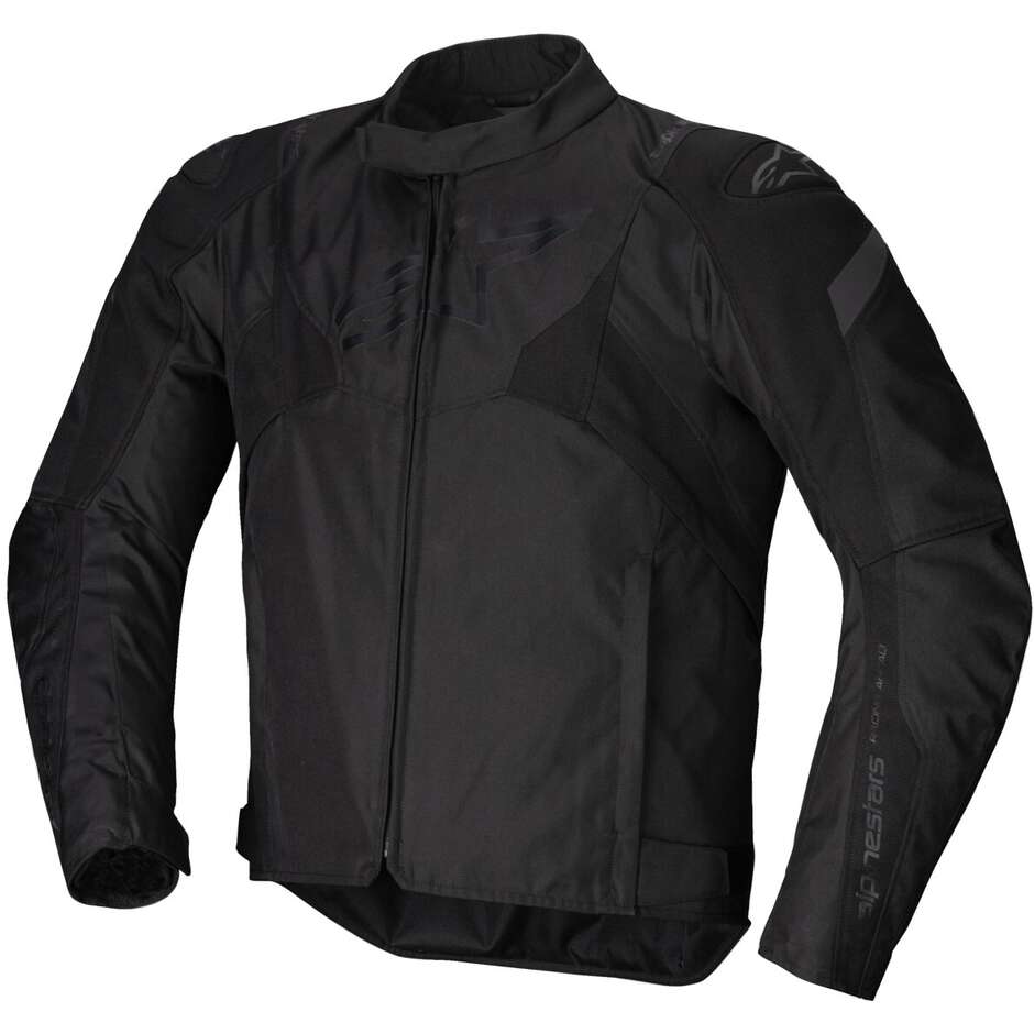 Alpinestars T-JAWS V4 WP Stoff Motorradjacke Schwarz Schwarz