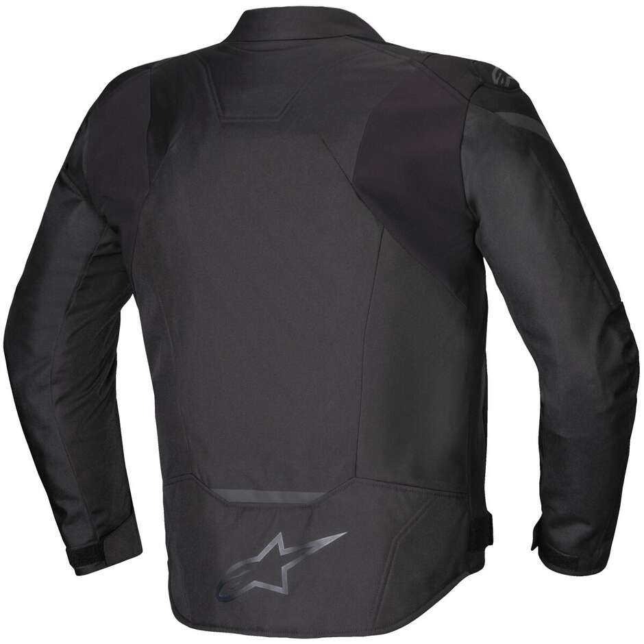 Alpinestars T-JAWS V4 WP Stoff Motorradjacke Schwarz Schwarz