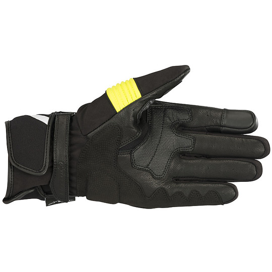 Alpinestars T-SP W Racing Motorcycle Gloves W DRYSTAR Black Fluo Yellow