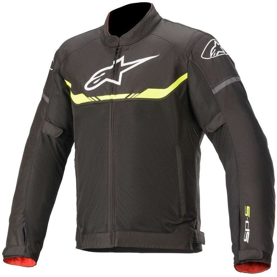 Alpinestars T-SPS AIR Perforated Motorcycle Jacket Fluo Yellow Black