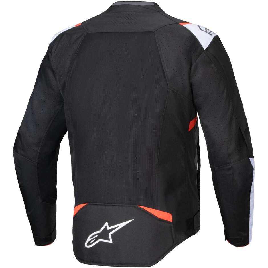 Alpinestars T-SPS AIR V2 Summer Motorcycle Jacket Black White Red Fluorescent