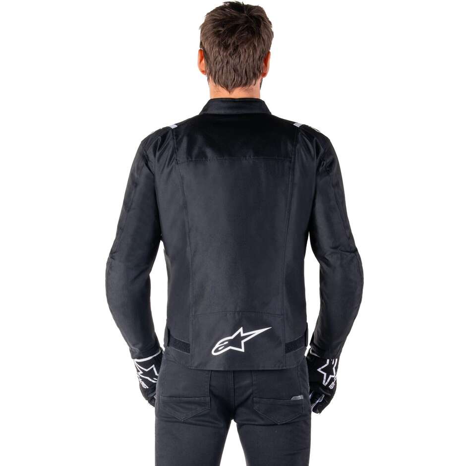 Alpinestars T-SPS V2 WP Fabric Motorcycle Jacket Black White