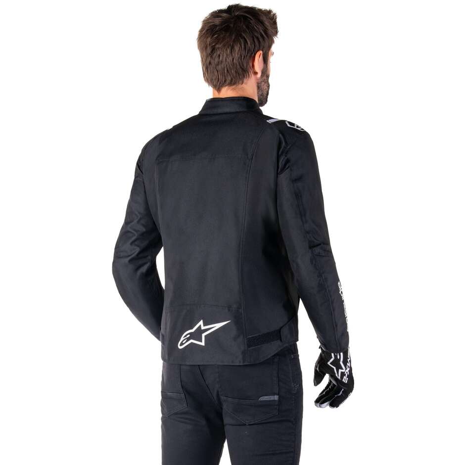 Alpinestars T-SPS V2 WP Fabric Motorcycle Jacket Black White