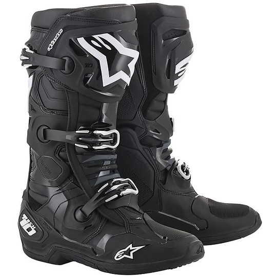 Alpinestars TECH 10 Cross Enduro Motorcycle Boots Black