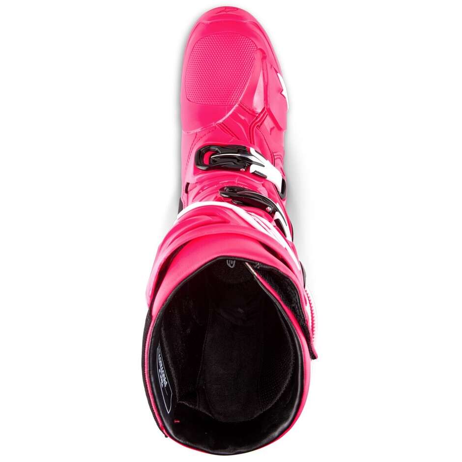 Alpinestars TECH 10 Diva Pink White Cross Enduro Motorcycle Boots