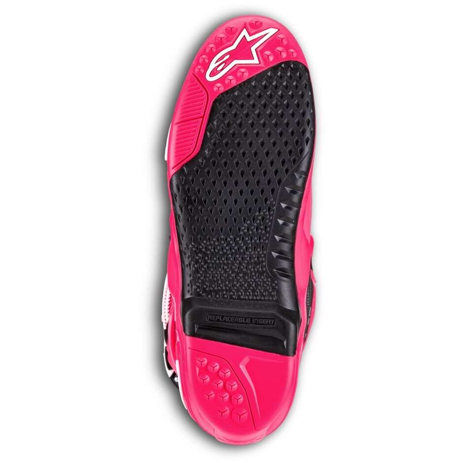Alpinestars TECH 10 Diva Pink White Cross Enduro Motorcycle Boots