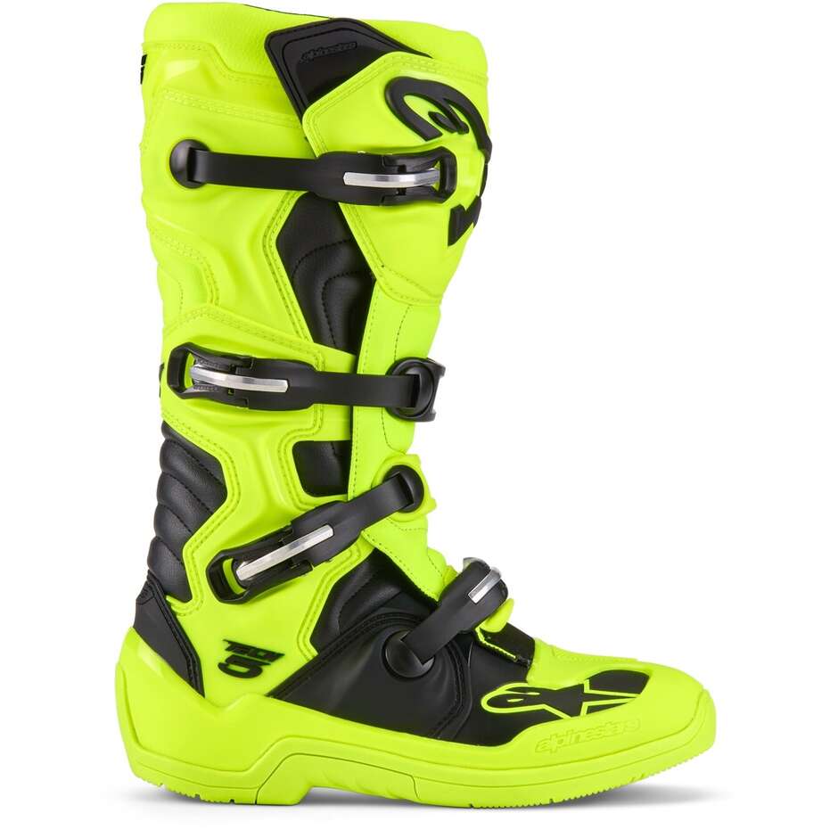 Alpinestars TECH 5 Cross Enduro Motorradstiefel Gelb Fluo Schwarz