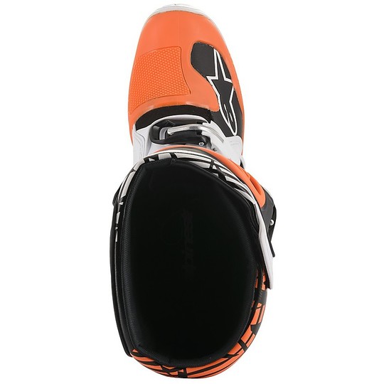 Alpinestars TECH 5 Enduro Moto Cross Boots Black Gray Orange Fluo