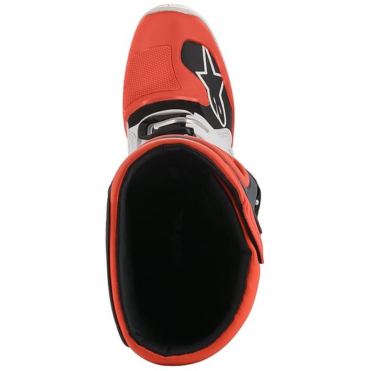 Alpinestars TECH 5 Enduro Moto Cross Boots Black Gray Red Fluo