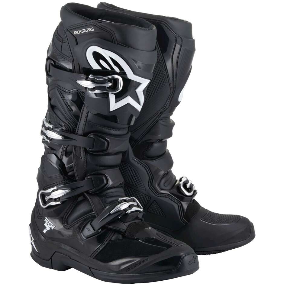 Alpinestars TECH 7 Black Cross Enduro Motorcycle Boots