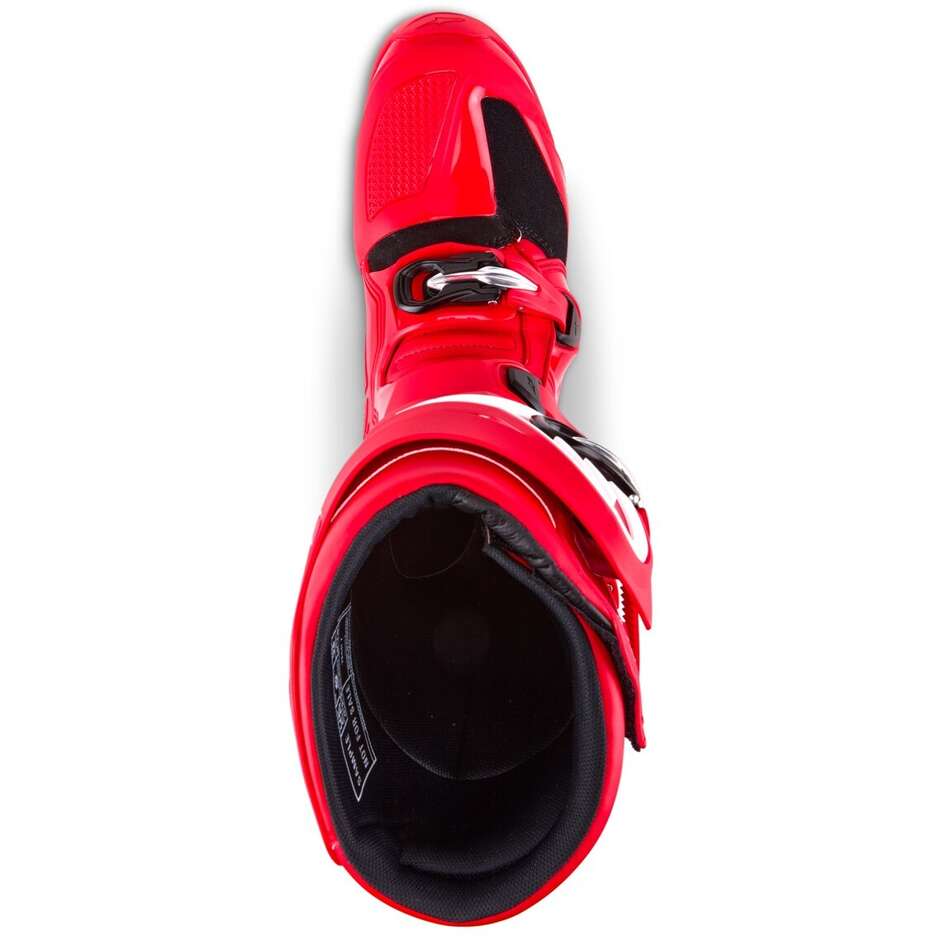 Alpinestars TECH 7 Bright Red Cross Enduro Motorcycle Boots