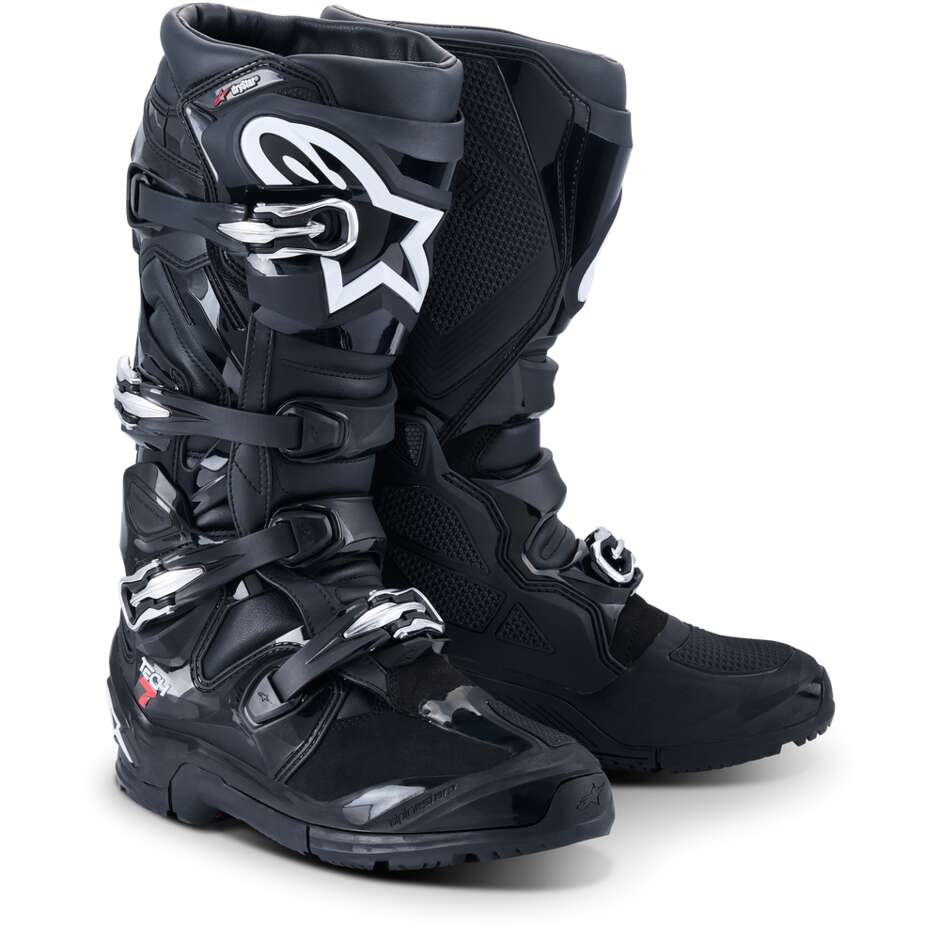 Alpinestars TECH 7 ENDURO DRYSTAR Black Motorcycle Cross Enduro Boots