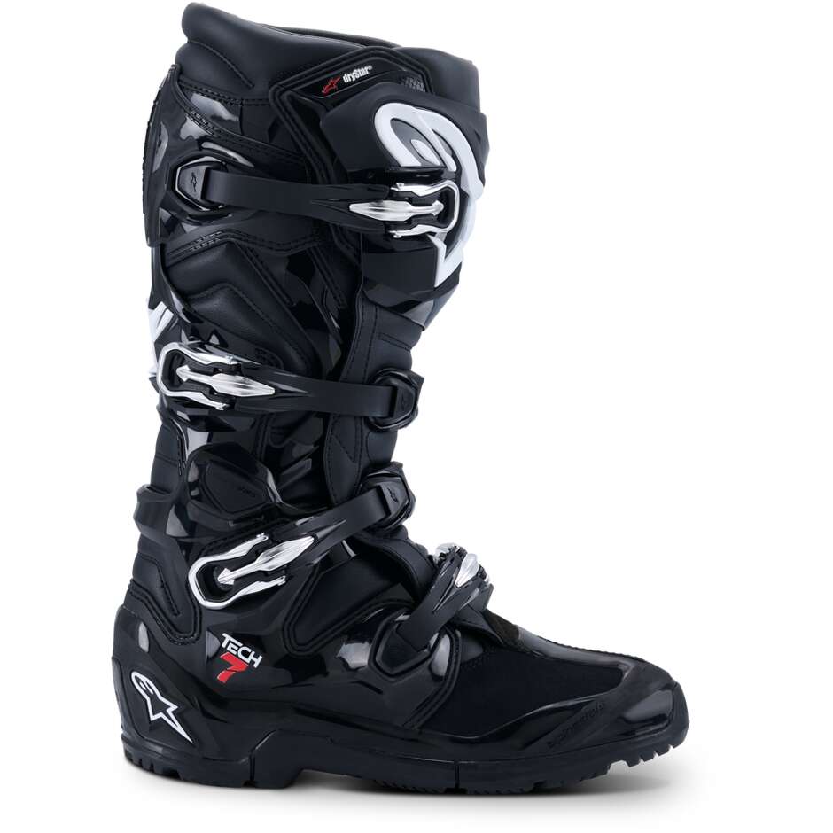 Alpinestars TECH 7 ENDURO DRYSTAR Black Motorcycle Cross Enduro Boots