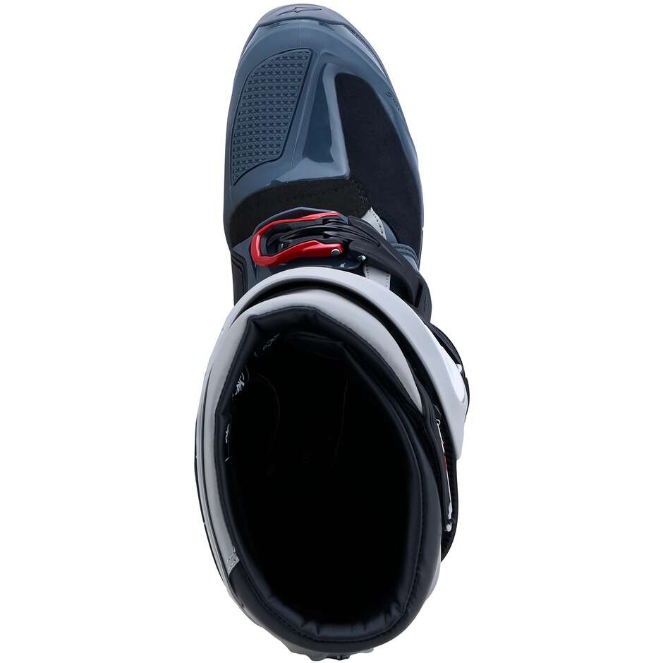 Alpinestars TECH 7 ENDURO DRYSTAR Enduro Motorcycle Boots Dark Grey Medium Grey Bright Red