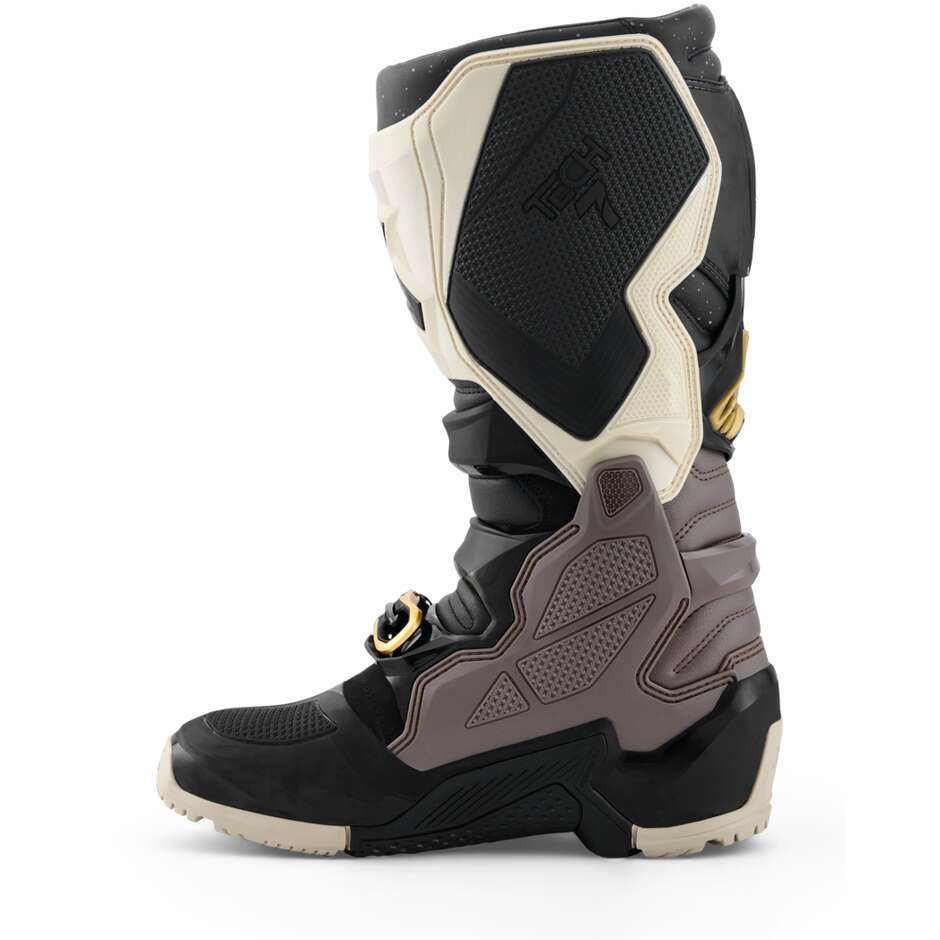 Alpinestars TECH 7 ENDURO DRYSTAR Motocross Enduro Boots Black Dark Grey Gold