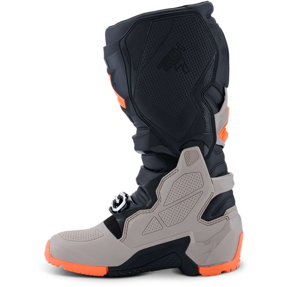 Alpinestars TECH 7 ENDURO Motocross Enduro Boots Black Warm Grey Fluorescent Orange