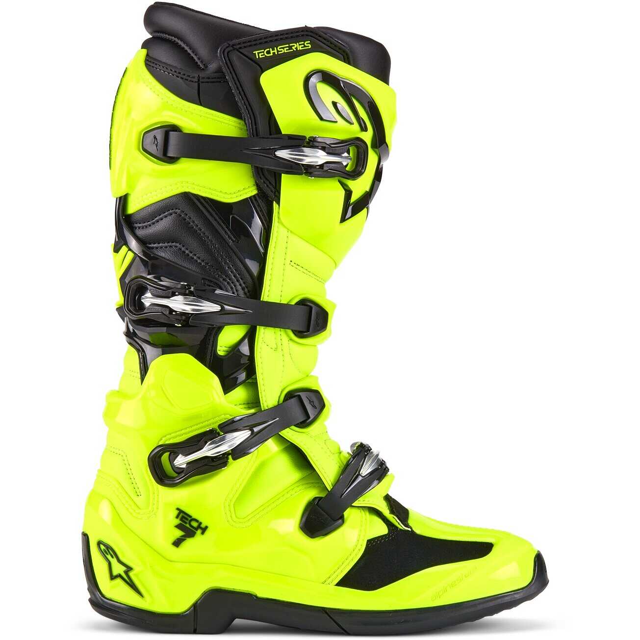 Alpinestars TECH 7 Motocross Enduro Boots Yellow Fluo Black For