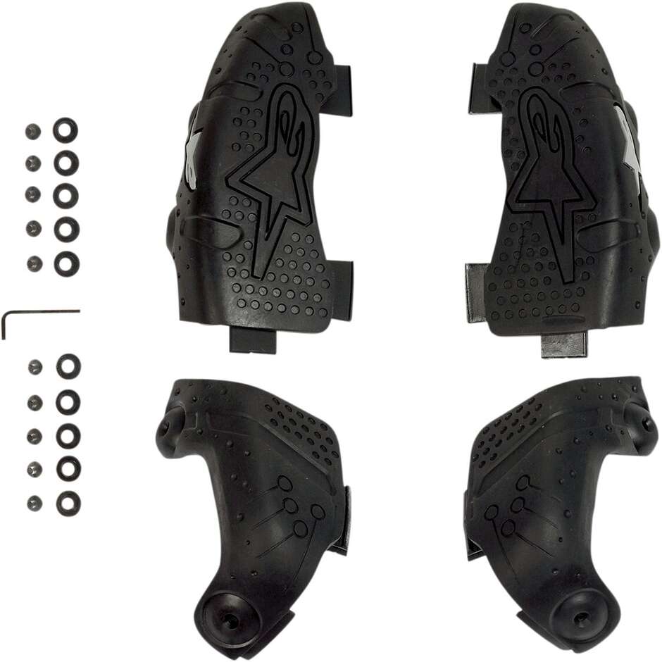 Alpinestars TECH 7 Motorrad-Stiefelschleifer-Set Schwarz