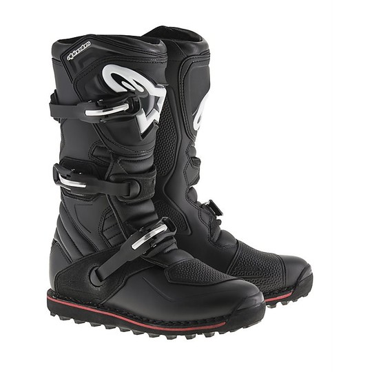Alpinestars TECH T Motorcycle Boots Black Red