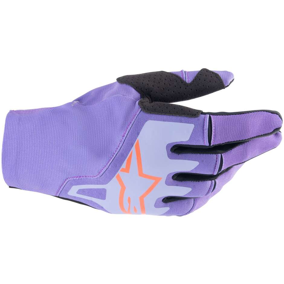 Alpinestars TECHSTAR Cross Enduro Motorcycle Gloves Black Purple