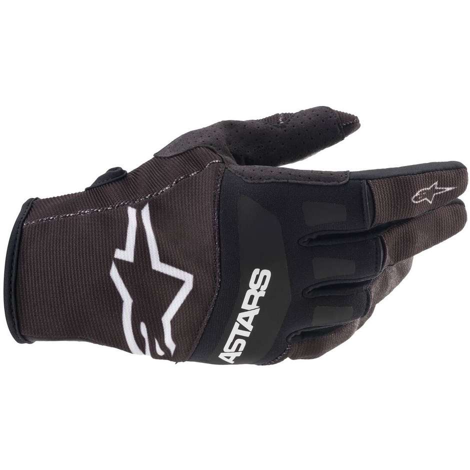 Alpinestars TECHSTAR Cross Enduro Motorcycle Gloves Black White
