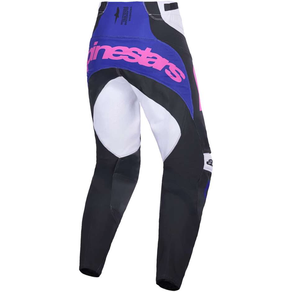 Alpinestars TECHSTAR KNIF Cross Enduro Motorradhose Schwarz Hellgrau Lila