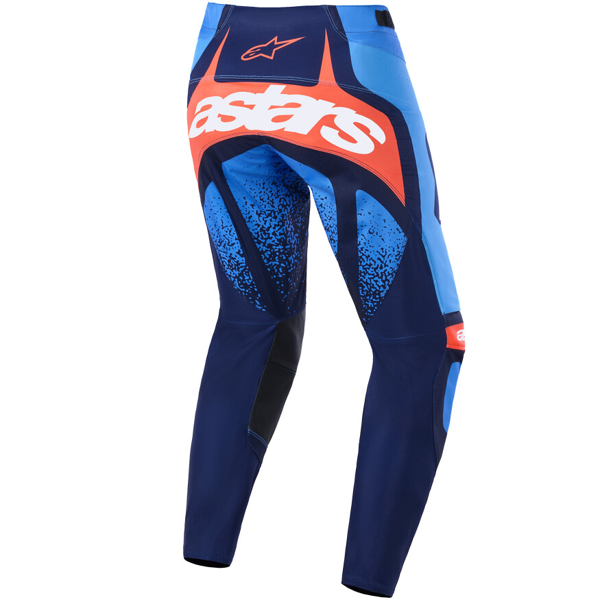 Alpinestars TECHSTAR NOMUR Motocross Enduro Hose Orange Marineblau Hellblau