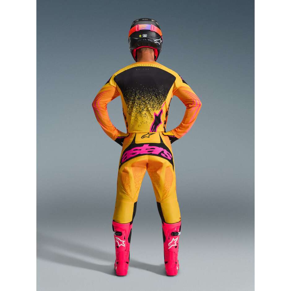 Alpinestars TECHSTAR NOMUR Motocross Enduro Pants Orange Yellow Pink