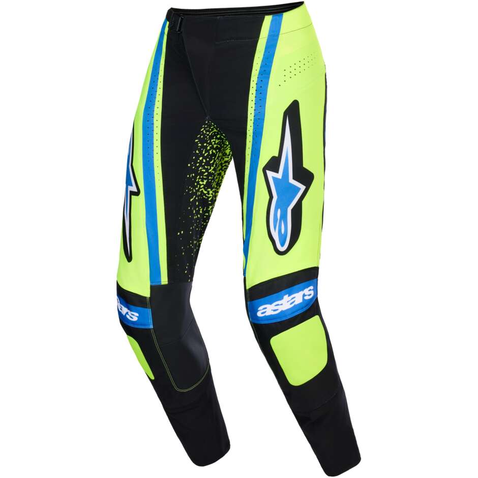Alpinestars TECHSTAR NOMUR Navy Blue Fluorescent Yellow Cross Enduro Pants