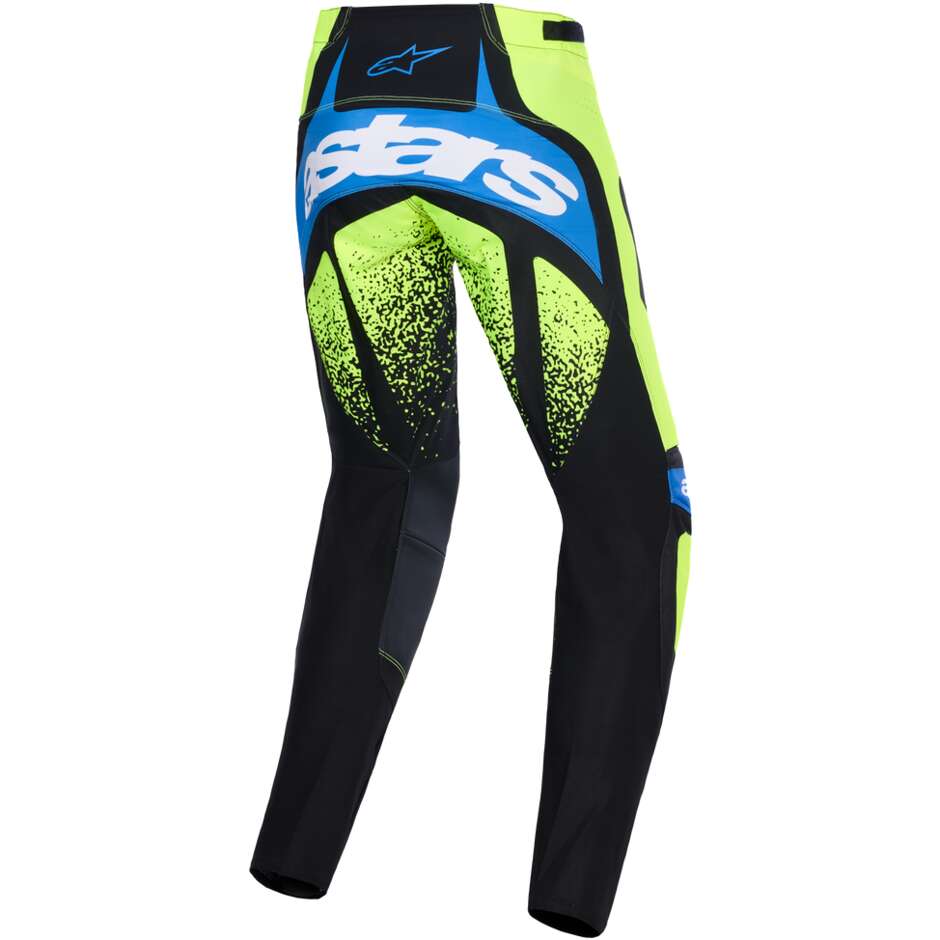 Alpinestars TECHSTAR NOMUR Navy Blue Fluorescent Yellow Cross Enduro Pants