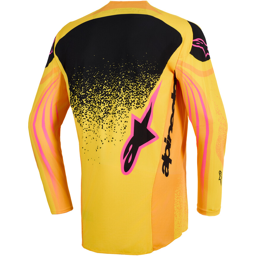 Alpinestars TECHSTAR NOMUR Orange Yellow Pink Cross Enduro Motorcycle Jersey