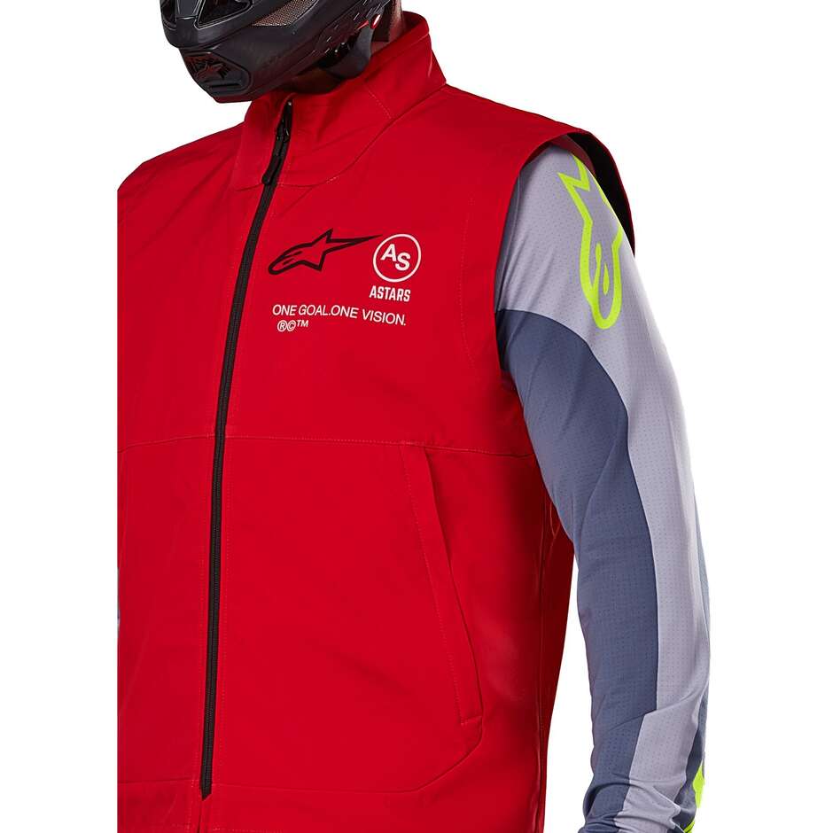 Alpinestars TECHSTAR SOFTSHELL VEST Bright Red Motorcycle Cross Enduro Vest