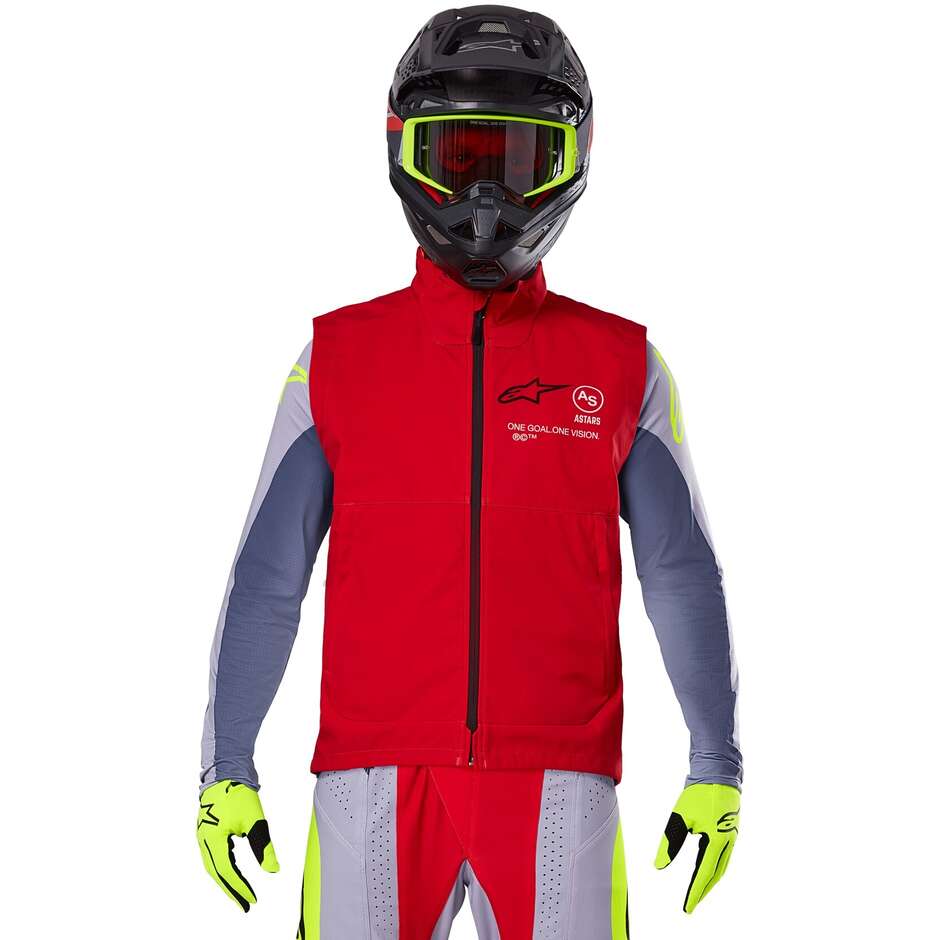 Alpinestars TECHSTAR SOFTSHELL VEST Bright Red Motorcycle Cross Enduro Vest