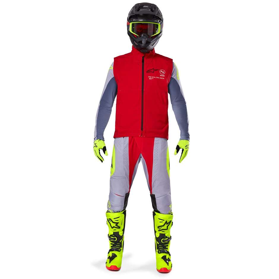 Alpinestars TECHSTAR SOFTSHELL VEST Bright Red Motorcycle Cross Enduro Vest