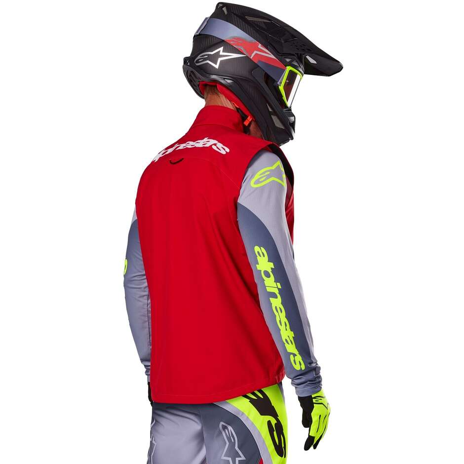 Alpinestars TECHSTAR SOFTSHELL VEST Bright Red Motorcycle Cross Enduro Vest