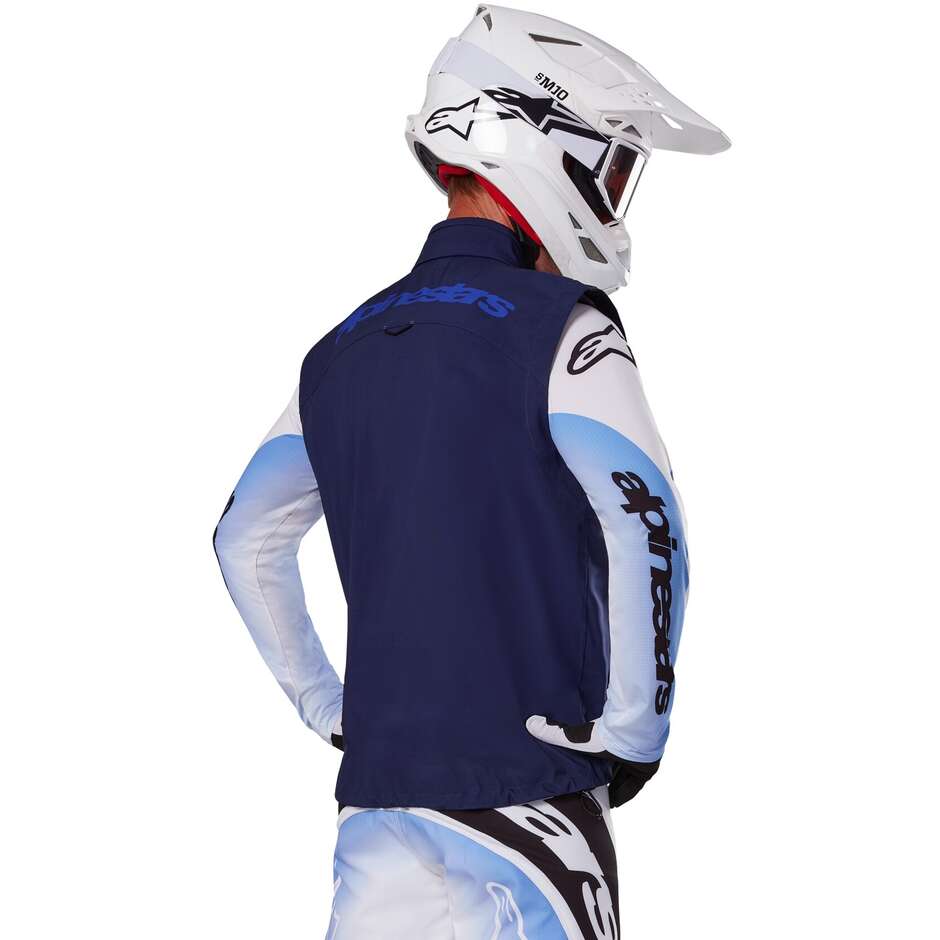 Alpinestars TECHSTAR SOFTSHELL VEST Gilet Moto Cross Enduro Bleu Marine